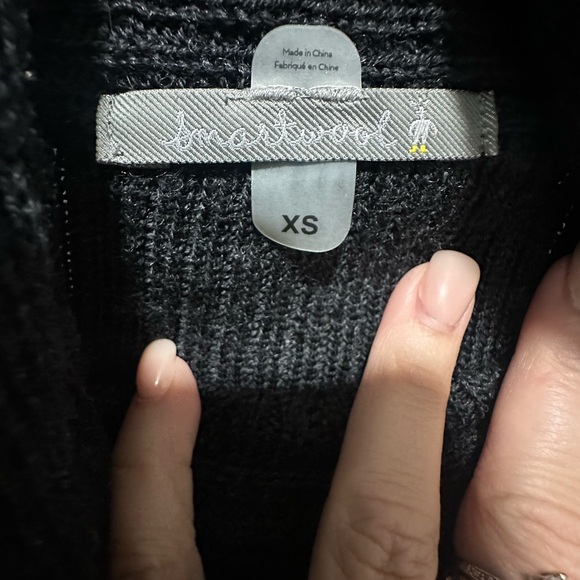 Smartwool Larkslope Tunic Women's Wool Sweater Size XS Dark Gray - Picture 4 of 6